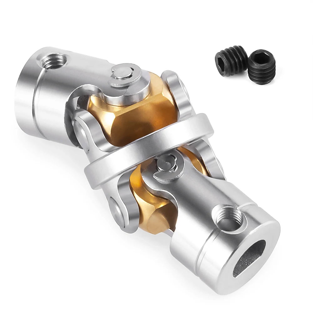 TRINOOD 1Pcs Stainless Steel RC Car Couplings Shaft Motor Co
