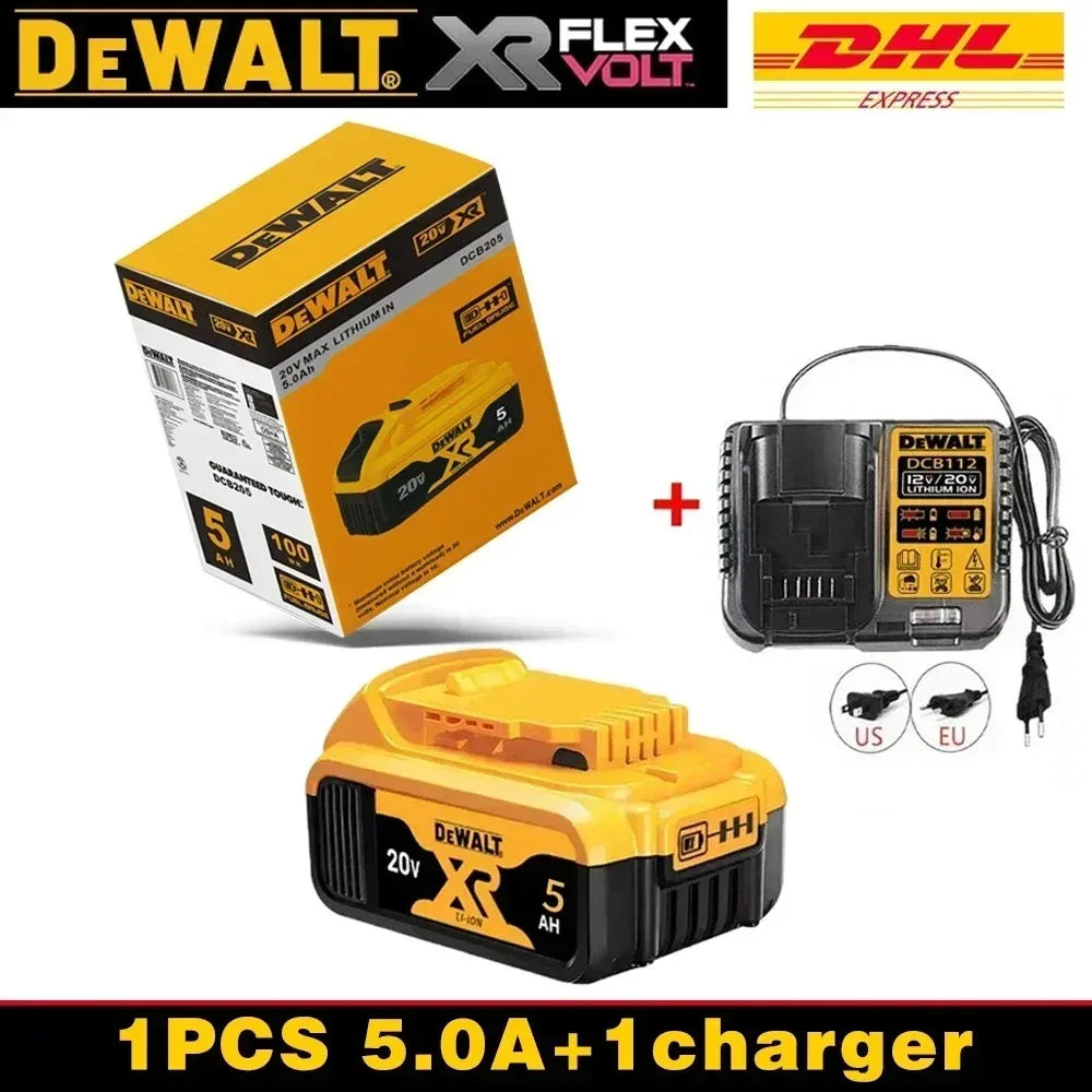 100% Authentic Dewalt 18V/20V 6000Ah Battery Li-lon Power Tool Replacement Battery DCD805 DCB202 DCB205 DCB206 DCB209 Big Sale