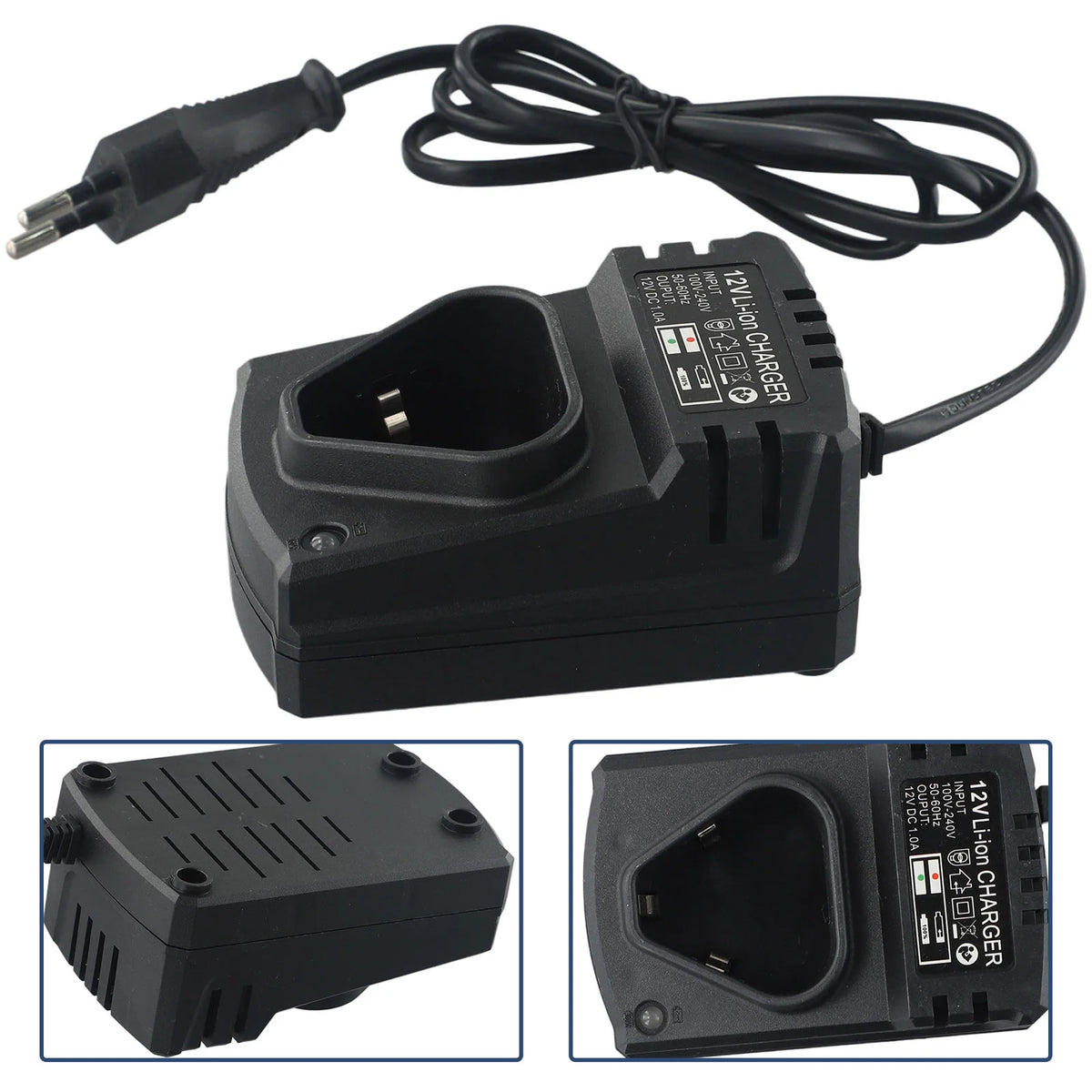Electric Drill Charger Charger 12V DC Li-ion Rechargeable Ch