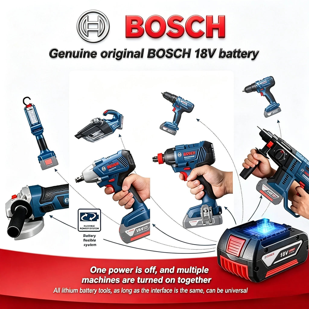 New Original BOSCH 18V Lithium Battery GBA18V6.0 High Capaci