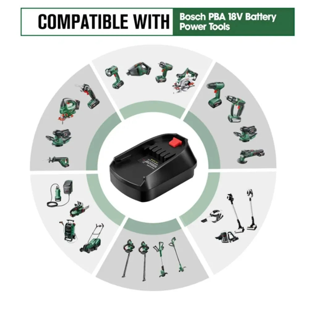 For Bosch 18V GBA Battery BOSB18C Adapter Convert Use For 18