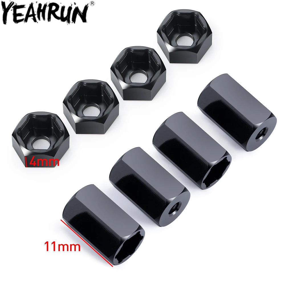 YEAHRUN Aluminum Alloy 5mm to 7mm Hex Wheel Hub Adapter Conv