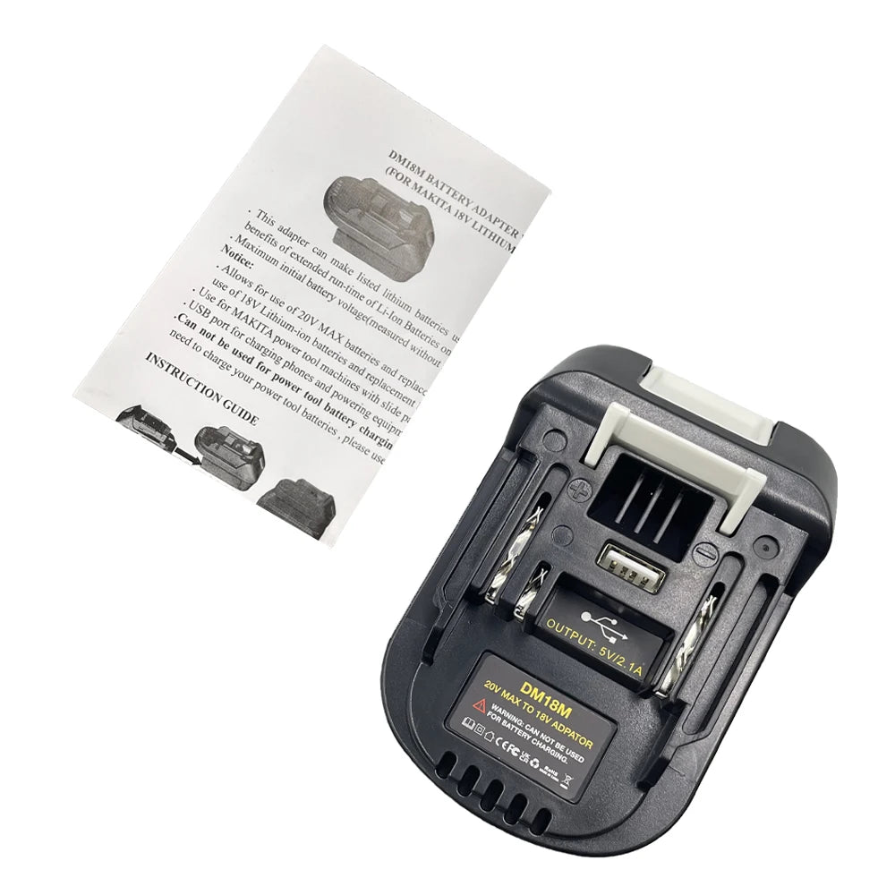 DM18M Battery Adapter for Makita 18V Tools Convert for Dewal
