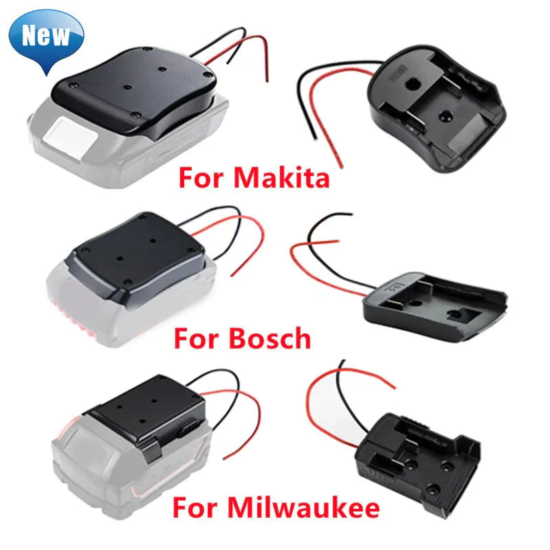 New For Makita Bosch Milwaukee 18v 14.4V Battery Mount Dock 