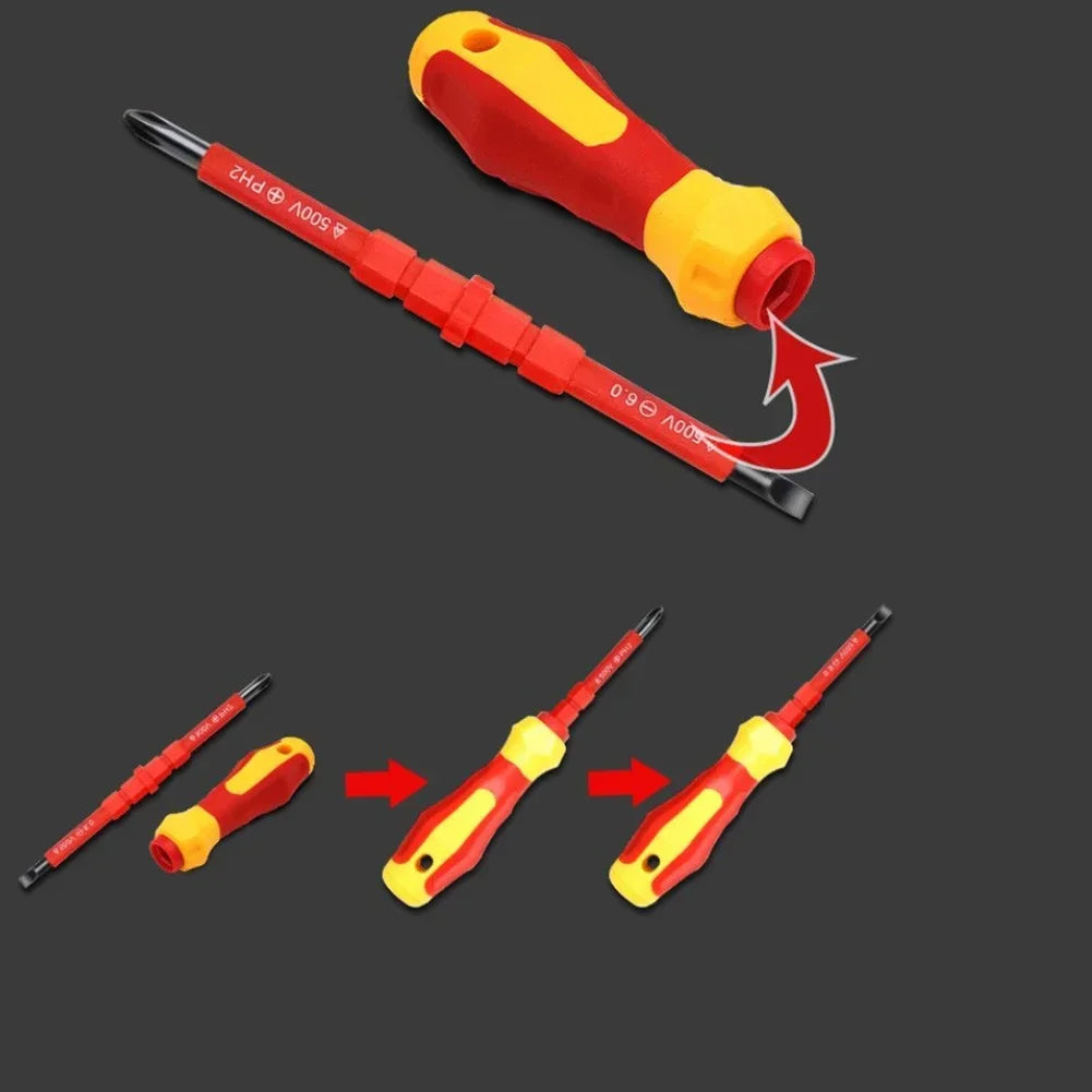 3Pcs/set Multi-Purpose Electrician Screwdriver Bits Slotted 