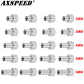 AXSPEED 4PCS Hex Wheel Nuts Extension Adapter M2.5 2/3/4/5/6
