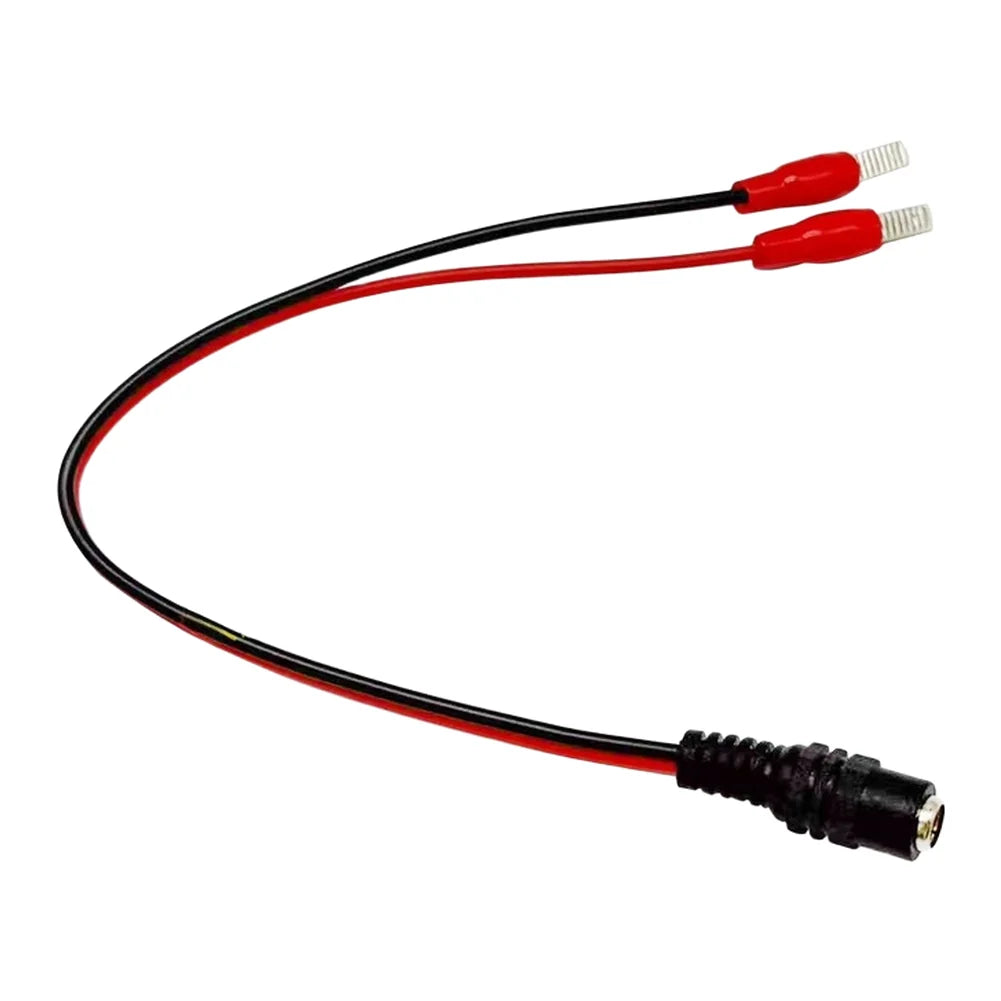 2pcs Power Tool Battery Charger Cable 5.2x2.1/5.5x2.5mm DC C