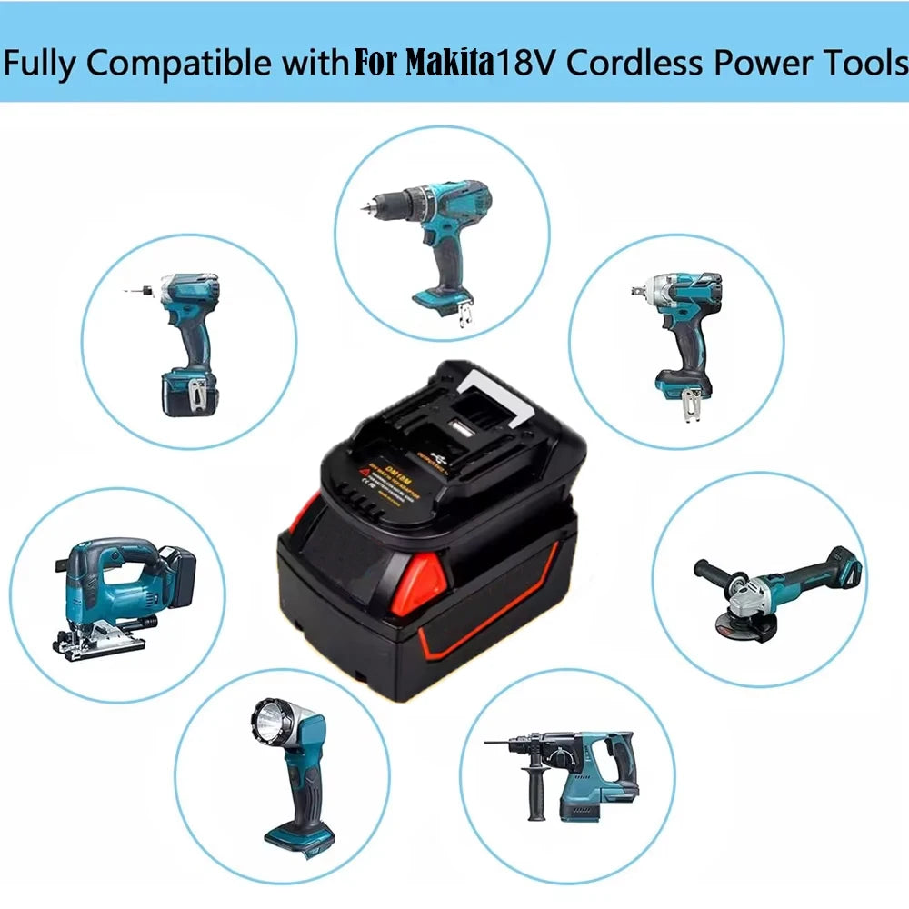 New Battery Adapter for Makita 18V Tools Convert for Dewalt 