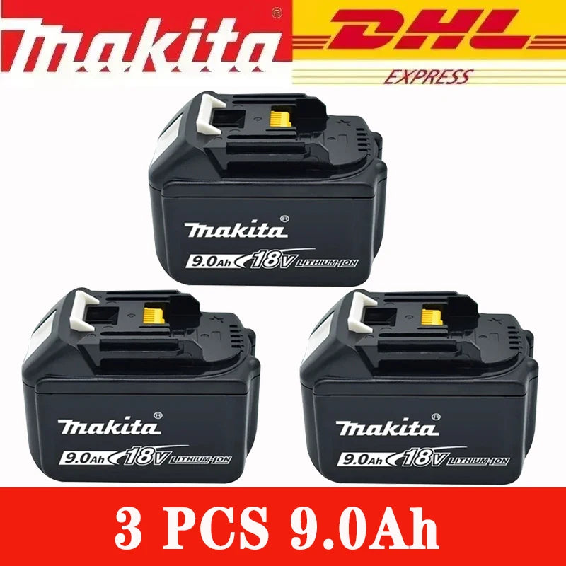 Original Makita 18V Battery Rechargeable Power Tool Makita 18V Battery Replaceable 5Ah/6Ah Battery Lithium-ion 1850 BL1860B 6A