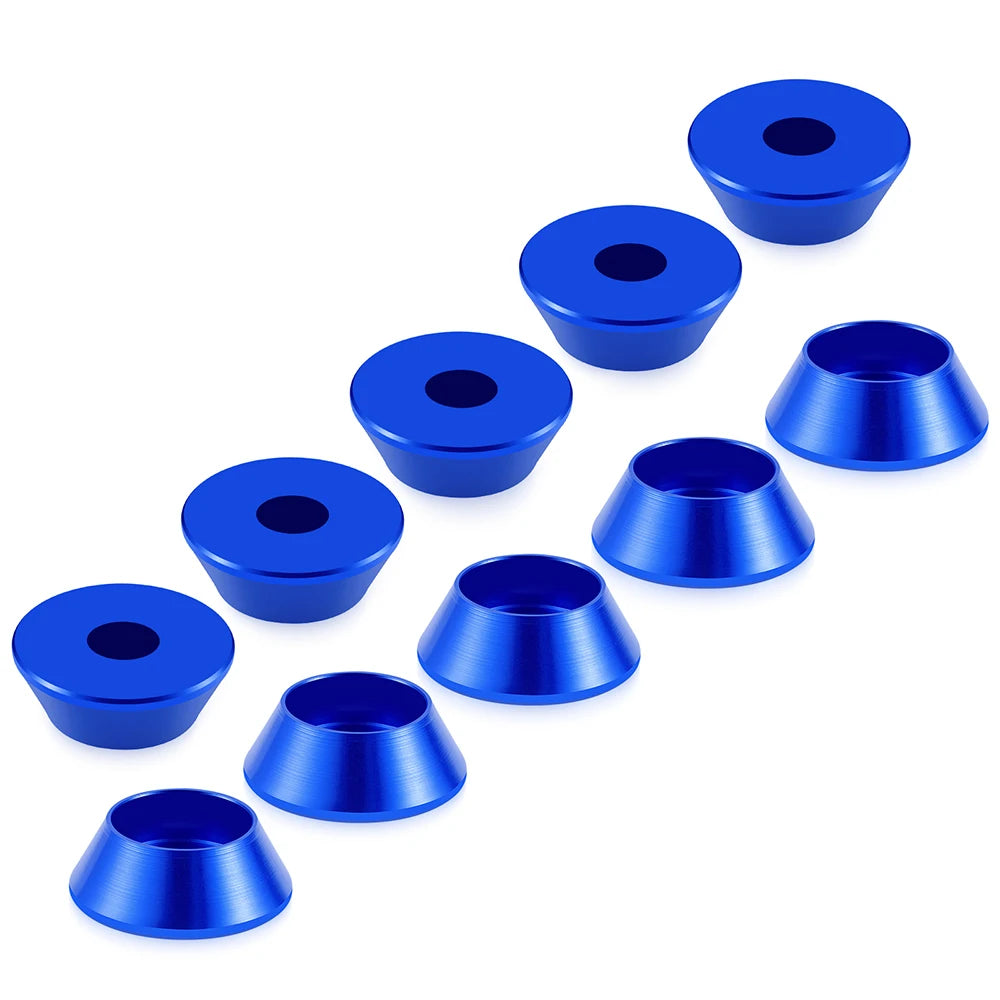 AXSPEED 10Pcs Aluminum M3 Countersunk Head Washer Gasket Cap Screw Hex Socket Screw for RC Model Upgrade Parts