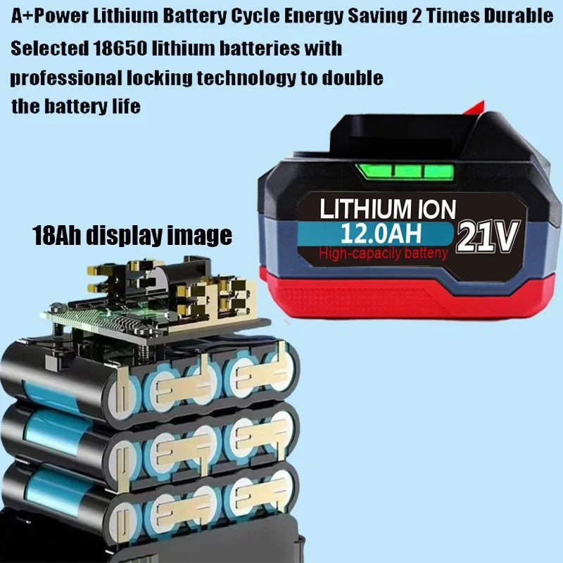 Original Rechargeable Battery 6.0AH 12.0AH Power Tool Lithiu