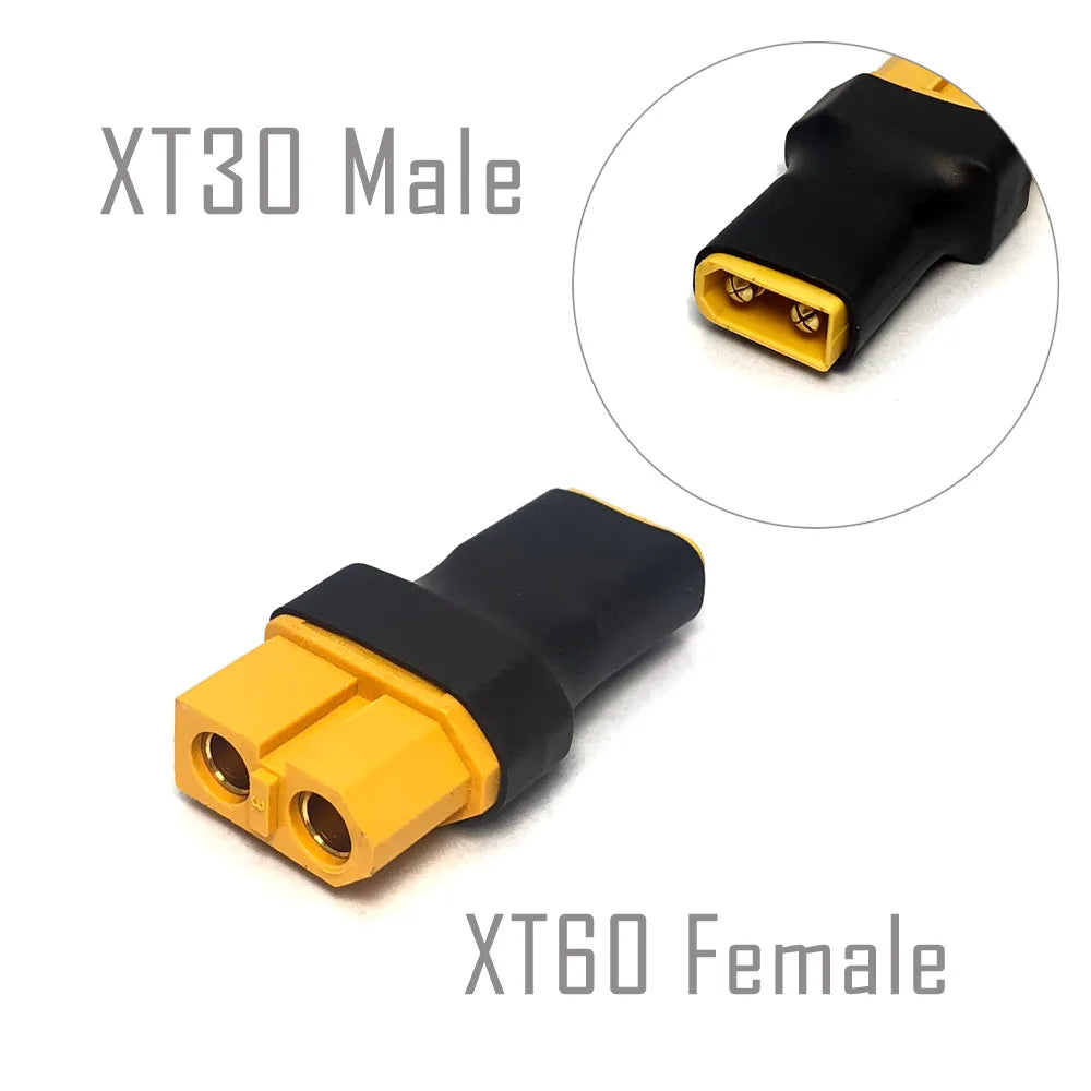 YSIDO XT30 XT60 XT90 TRX T Plug Female/Male Adapter Connector Plug for RC Model Car Aircraft Drone RC Boat Lipo Battery Part DIY