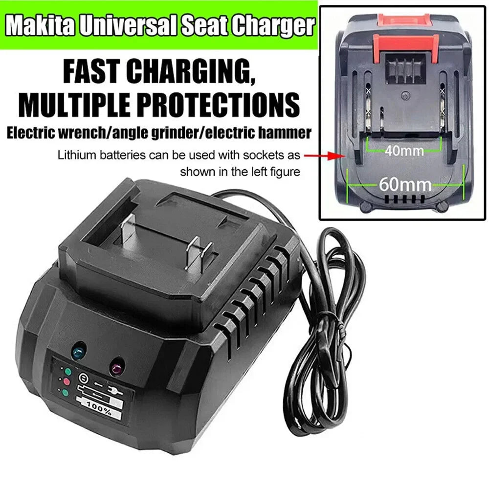 18V 21V Battery Charger Suitable For Makita Tools EU/US Plug