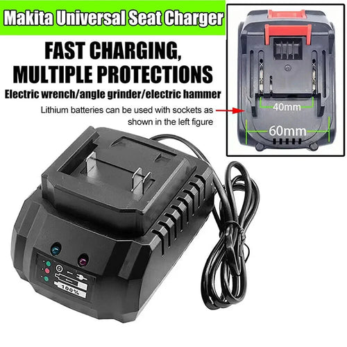 18V 21V Battery Charger Suitable For Makita Tools EU/US Plug