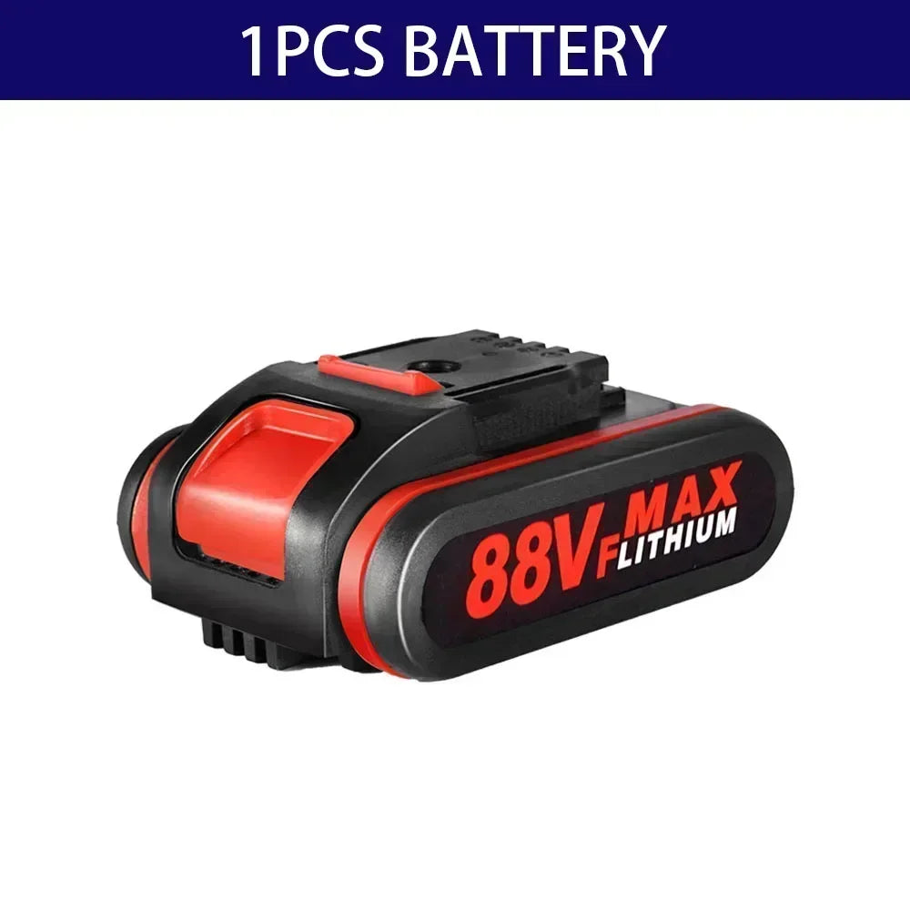 88VF High-capacity Rechargeable Lithium Ion Battery Replace 48VF 36VF Replace Battery for Worx Electric Wrench Saw Power Tool