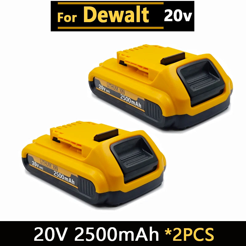 New High-Power for DEWALT 20V/60V Battery DCB200 DCB205 DCB206 Power Tool 18V Battery 3AH 8AH 12AH 18AH Batteries DCD805