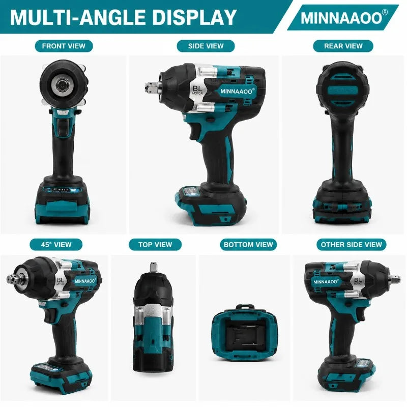For Makita 18V 6Ah rechargeable power tool battery with LED 