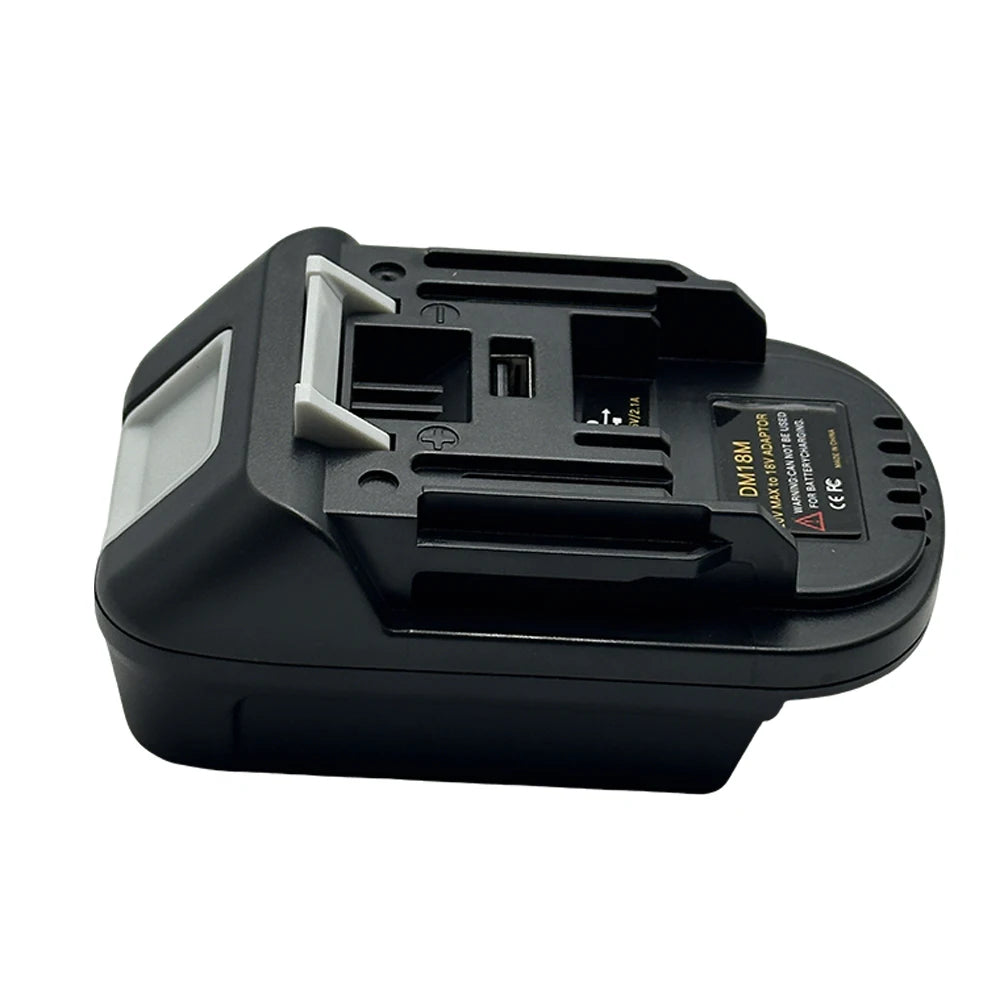 for DeWalt & Milwaukee Battery DM18M Adapter Convert for DeW