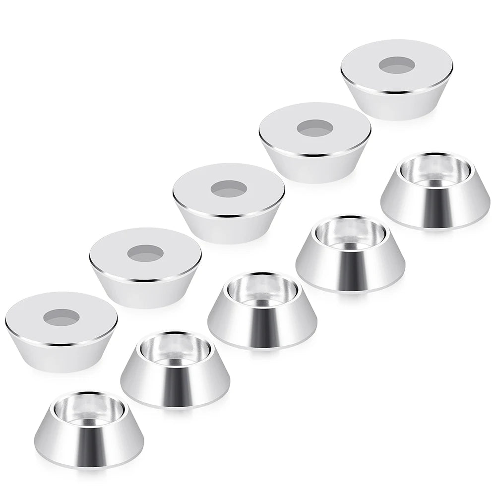 AXSPEED 10Pcs Aluminum M3 Countersunk Head Washer Gasket Cap Screw Hex Socket Screw for RC Model Upgrade Parts