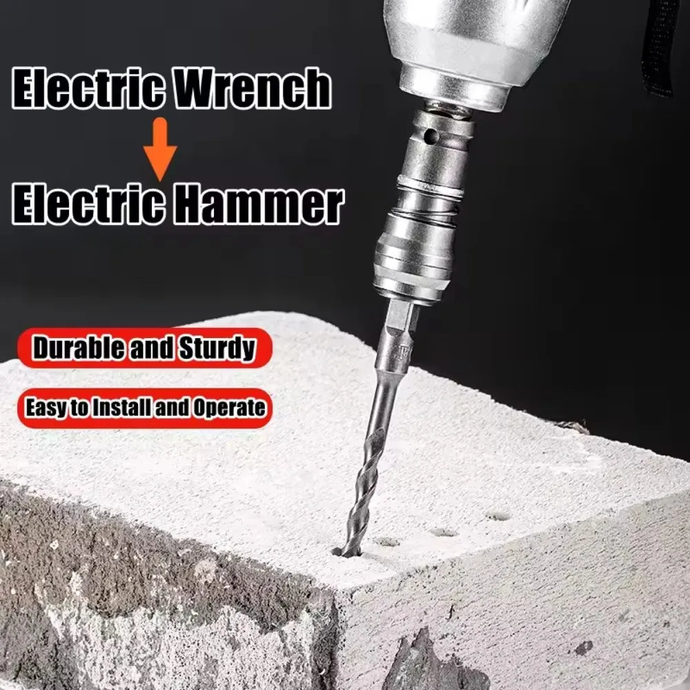Electric Hammer Conversion Adapter For Cement Wall Punching 