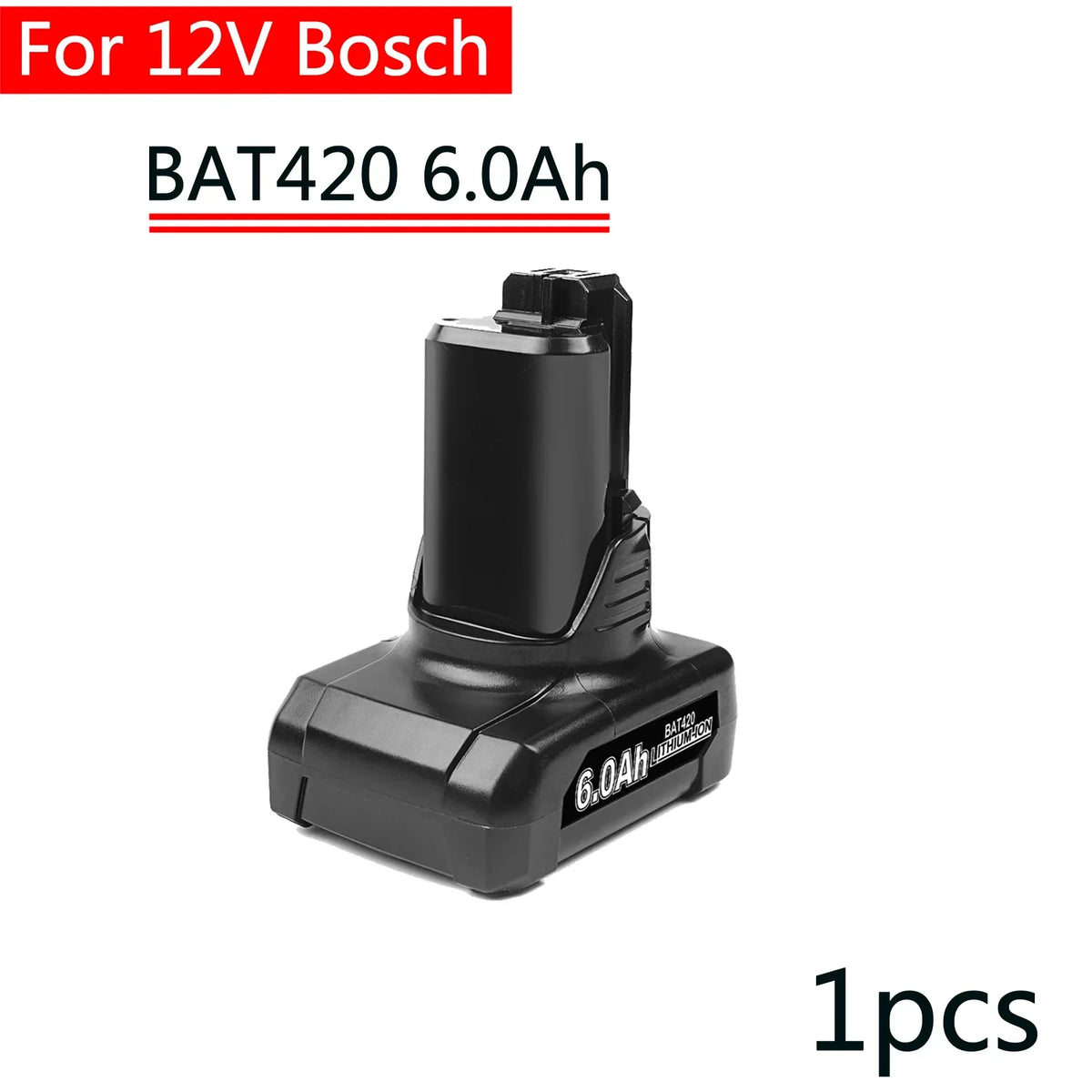 For 12V Bosch 6Ah Li-ion BAT420 BAT411 Replacement Battery for BAT411 BAT412 BAT413 BAT414 10.8V Battery Cordless Power Tools