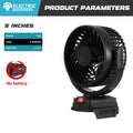 5/6/8 Inch 4000RPM Electric Fan Multiple Uses Powerful Power Low Noise Fan Power Tools For Makita 18V Battery Pin