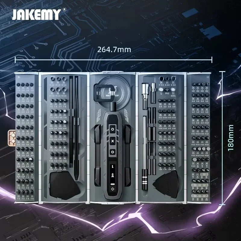 180 in 1 Precision Electric Screwdriver Set Magnetic Torx He