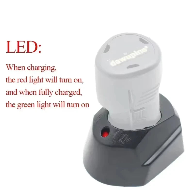 EU/US Plug Li-ion Battery Charger with Indicator Light for B