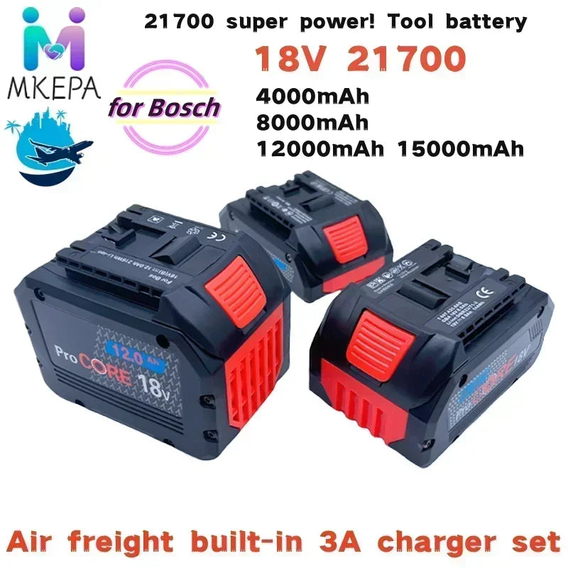 21700 18V ProCORE battery replacement 18V suitable for Bosch