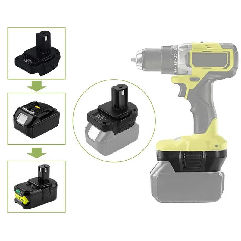MT20RNL Adapter Convertor for Makita 18V Li-ion Battery Conv