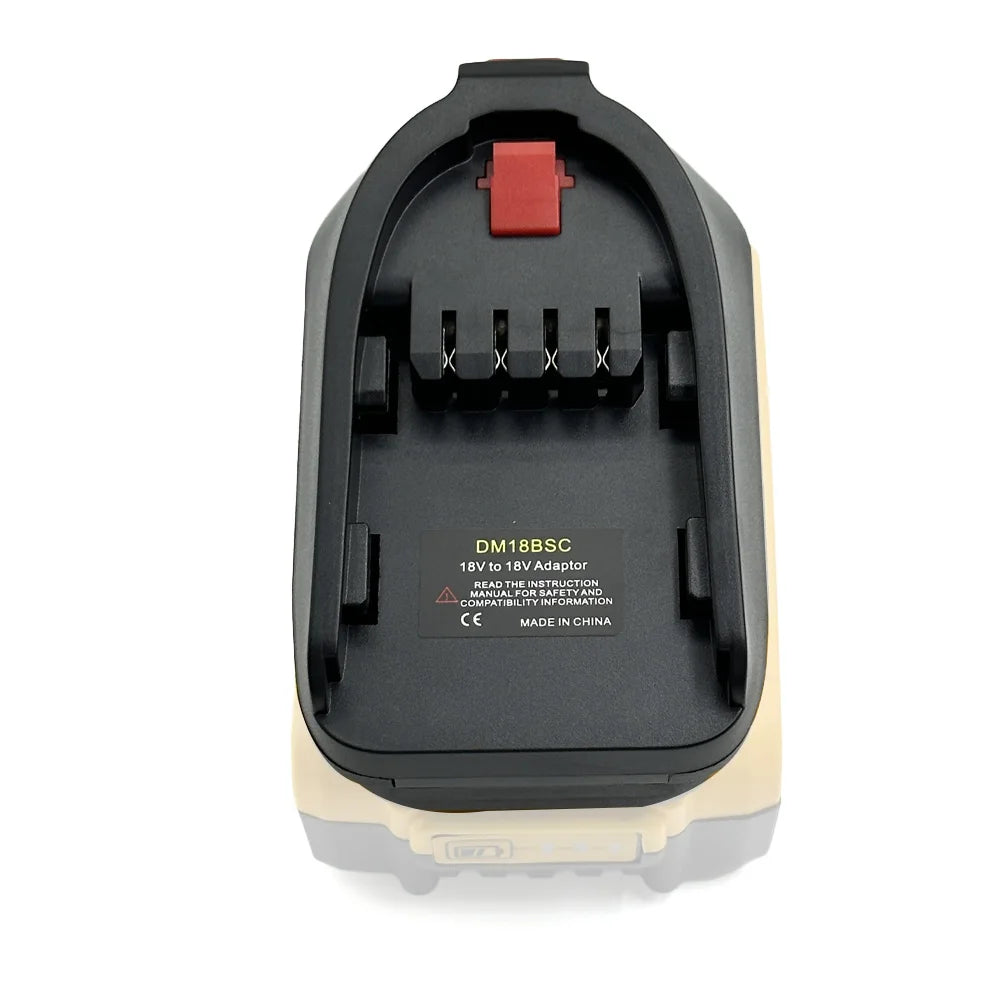 NEW DM18BSC Adapter Converter Use For Dewalt&Milwaukee Li-io