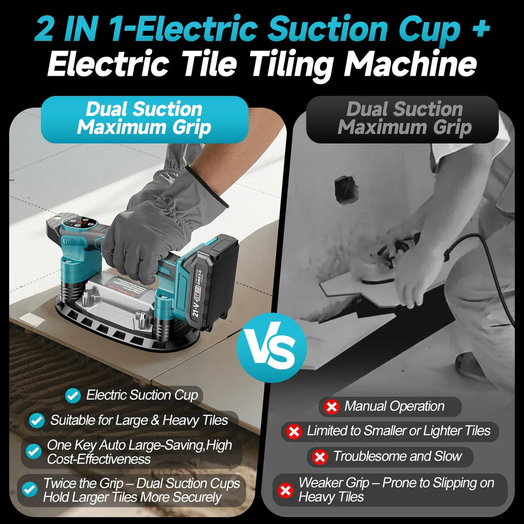 9 Speed Tile Laying Machine 400KG Tile Vibration Leveling Ma