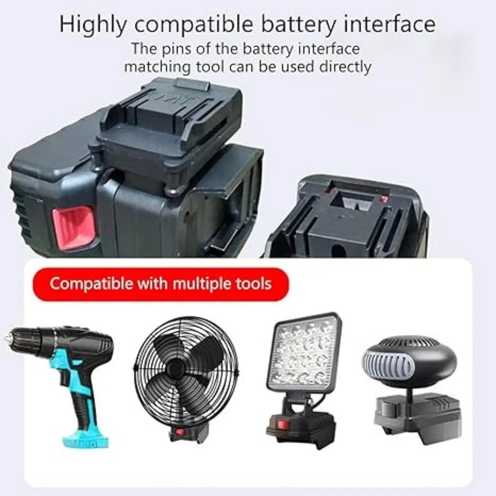 1-4Pcs Adapter Converter 2in1 Battery Case for Makita 18V El