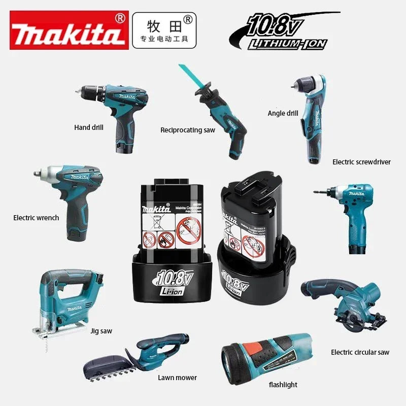 Makita 10.8V Original Battery BL1013 BL1020 BL1030 DF030D Ma