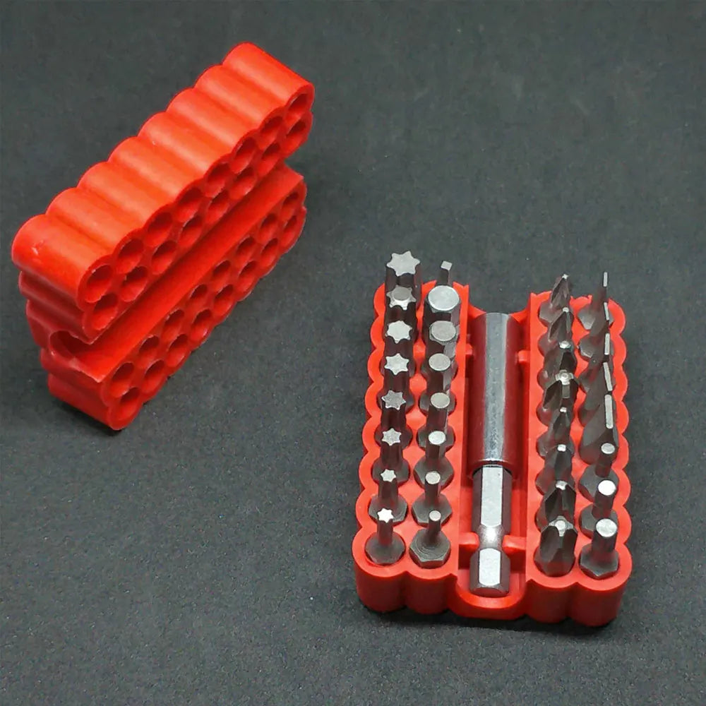 33Pcs Solid Screwdriver Bit Set Smooth High Hardness Electri
