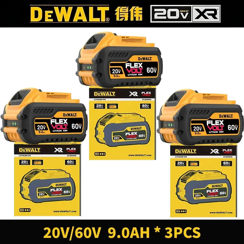 Original Dewalt 20V 6000mAh Power Tool Battery DCB206 DCB205 DCB200 DCF887 DCG405 DCD791 DCF922 DCF850 DCD805 Tool Battery