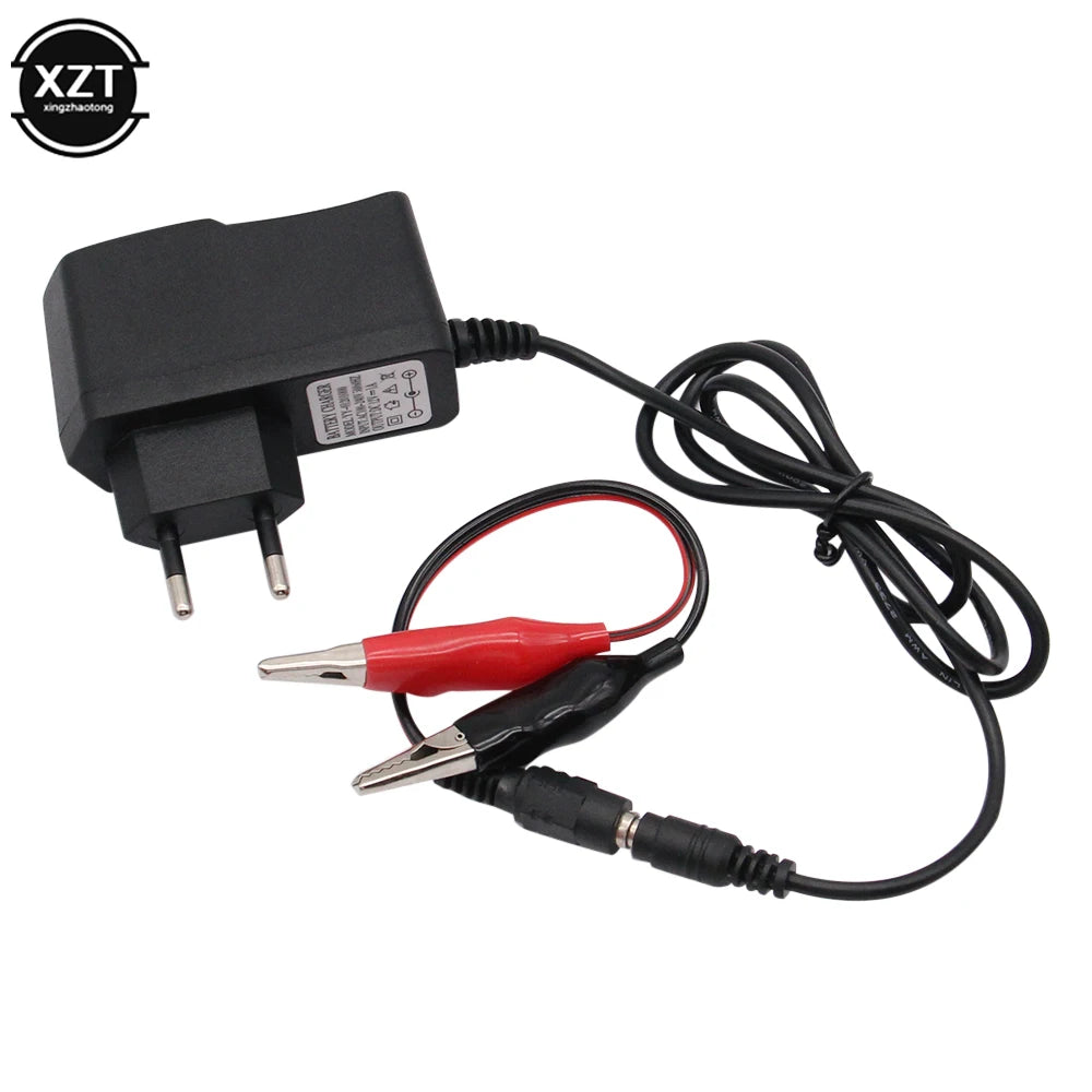 12V 1000ma Lead Acid Dry Battery Charger for Car Motorcycle 