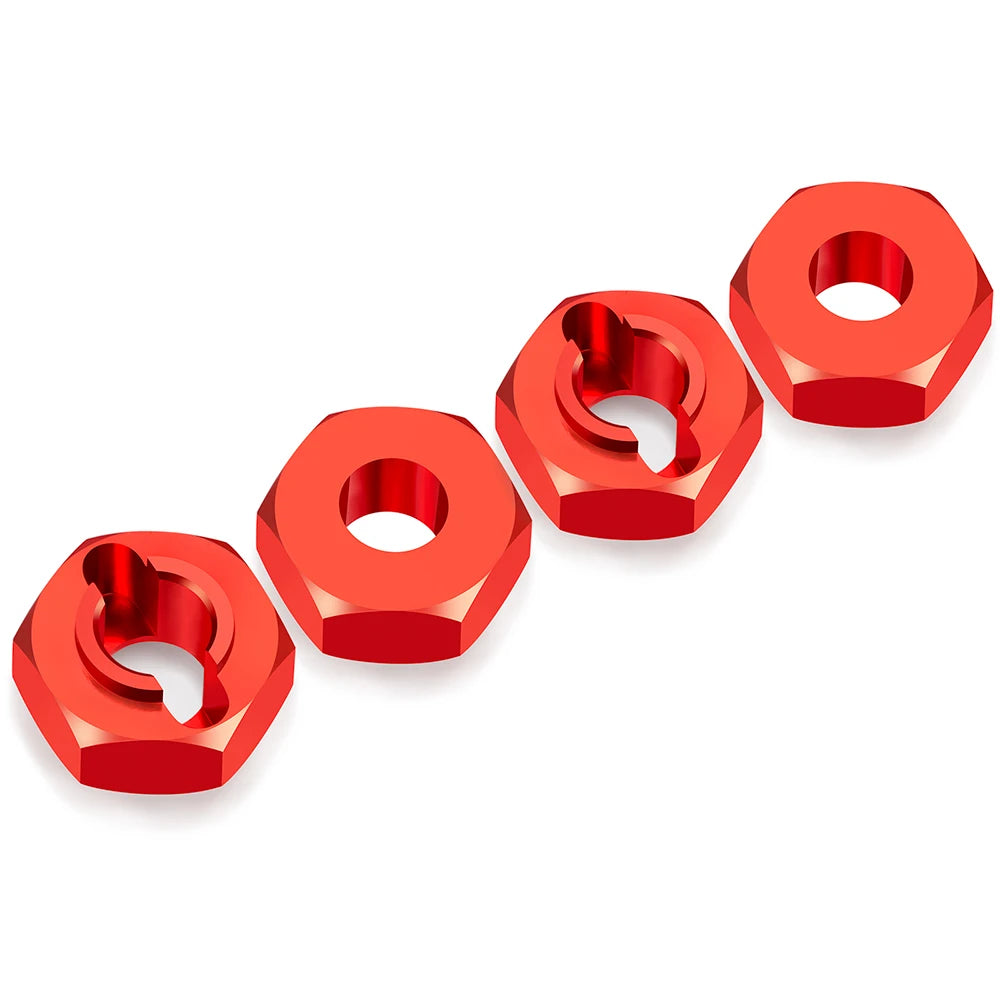 AXSPEED 4Pcs Metal Wheel Hex Hub Adapter for Lo-si 1/24 Micr