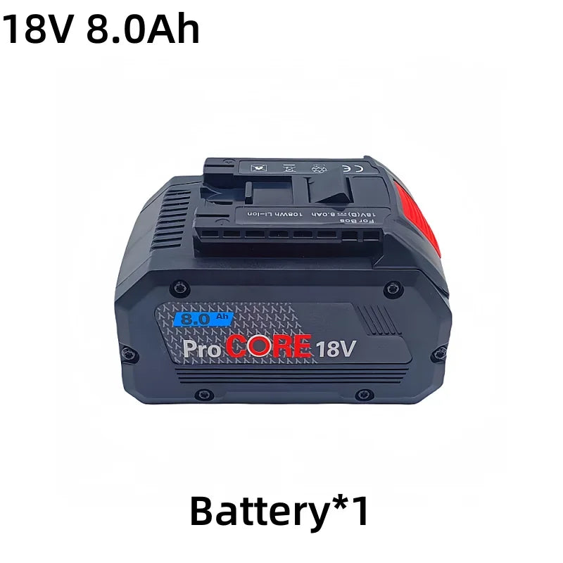 8Ah 10Ah ProCORE Replacement Battery for Bosch 18V Cordless Tools BAT609 BAT618 GBA18V 21700 High Power 5C Power Cell
