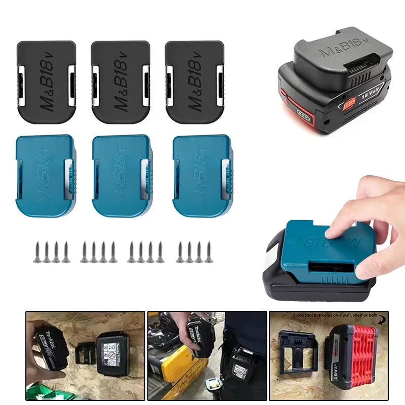 1pcs Battery Storage Rack Bracket for Makita Bosch 14.4V 18V