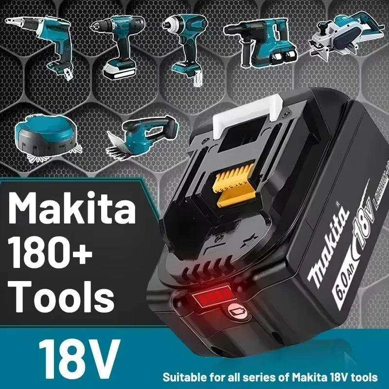 Genuine 6AH Makita BL1860 6Ah Battery Power Tools Li-ion Rep