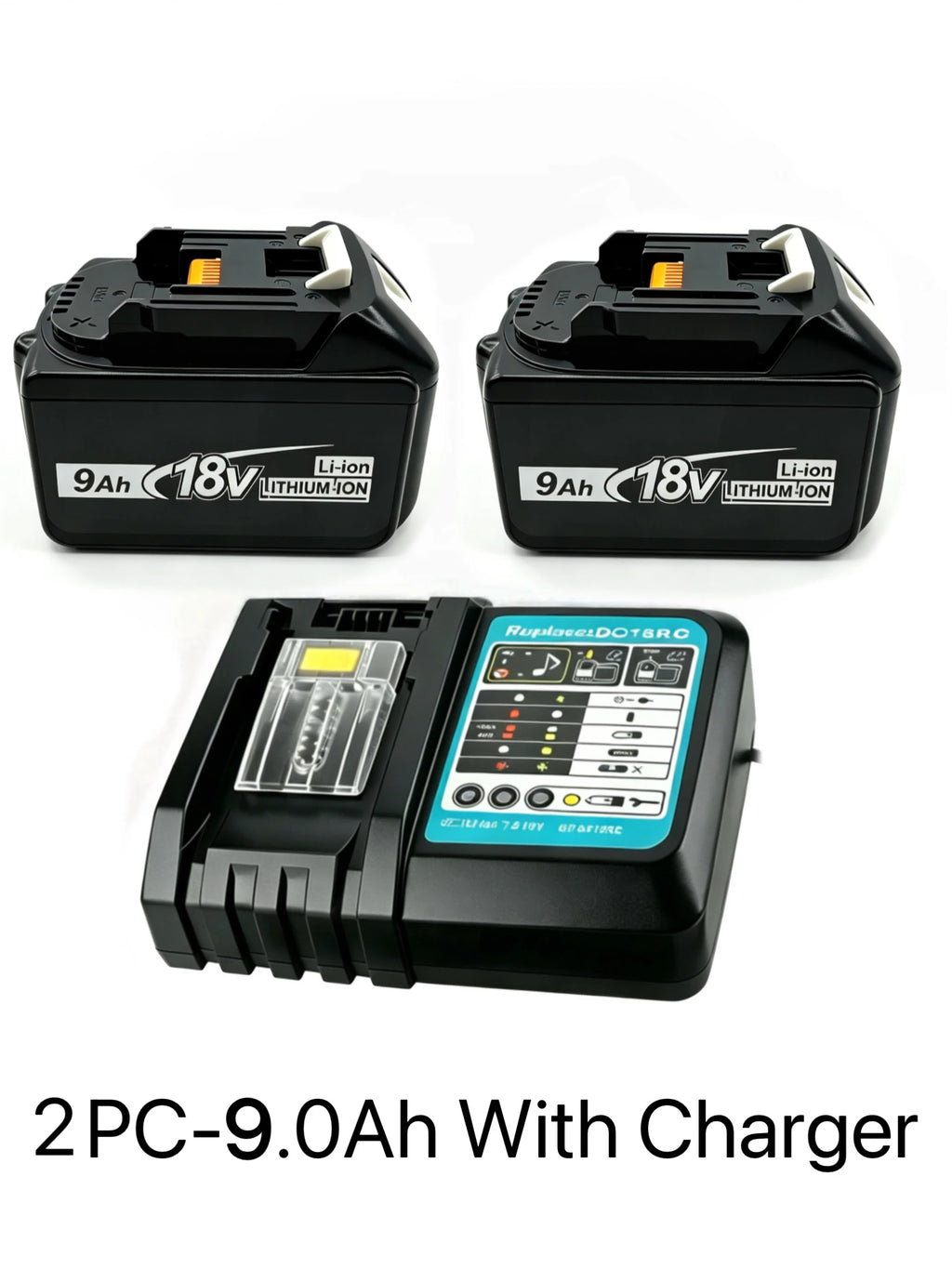For Makita18V 9.0Ah Li-ion Replacement Battery BL1860B BL1860 BL1850 BL1840 BL1830 LXT400 Cordless Power Tool Battery