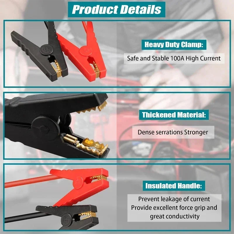 For Makita/Milwaukee/Dewal/EINHEL 18V Battery Jump Starting 