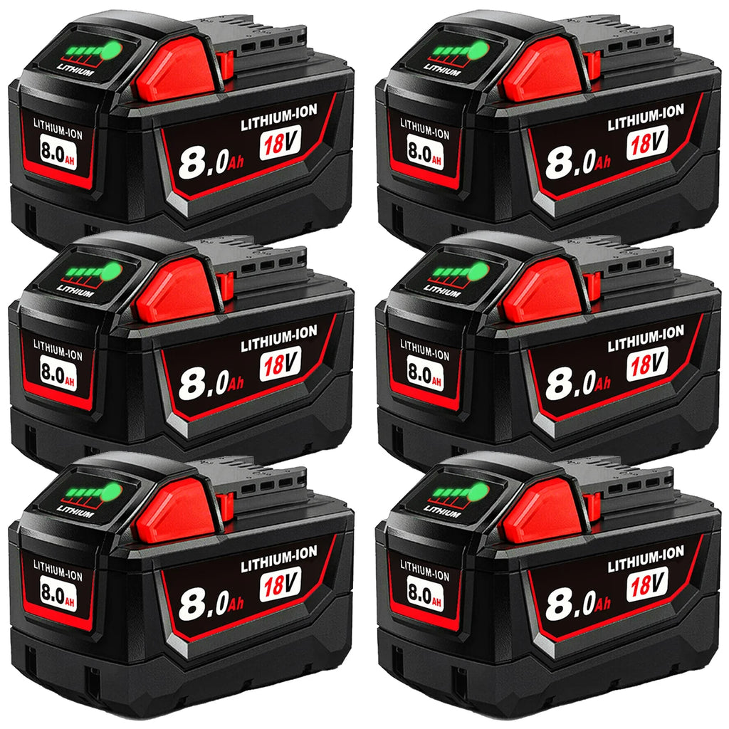 18V 8.0Ah battery replacement compatible with high-quality M