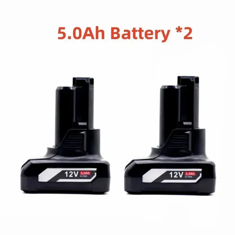 GBA12V 6000mAh for Bosch 12V/10.8V Li-ion Replacement Battery BAT411 BAT420 GBA 12V Cordless Power Tools for Bosch 12V Charger.
