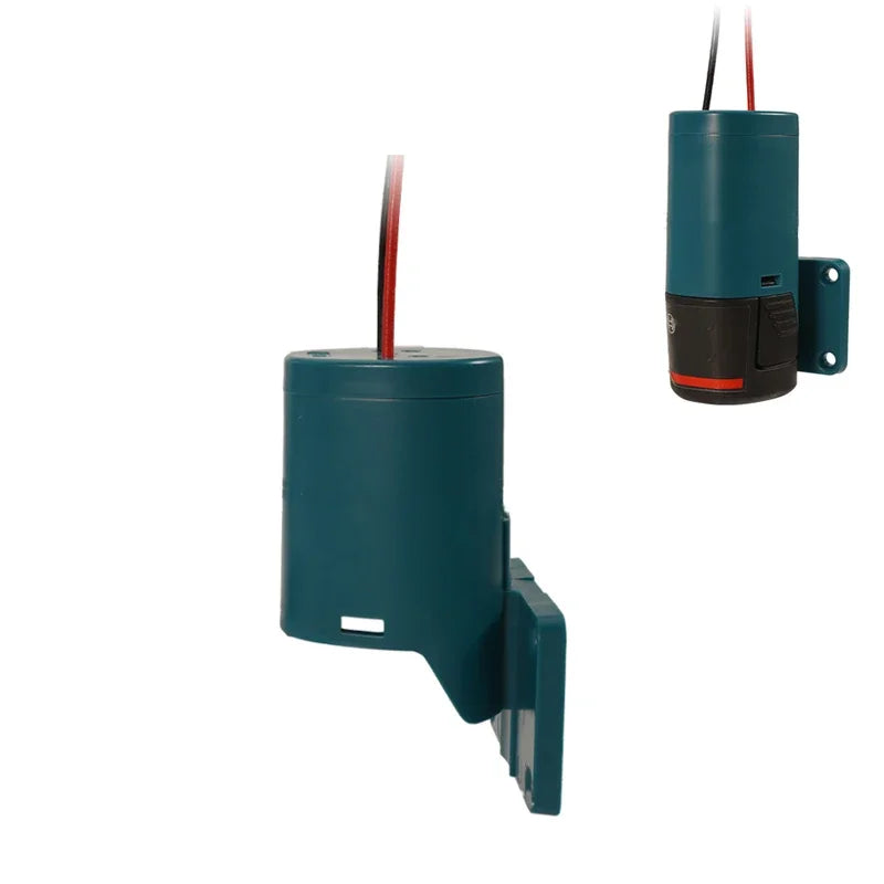 Battery Adapter 10.8V-12V Battery Dock Power Connector With 