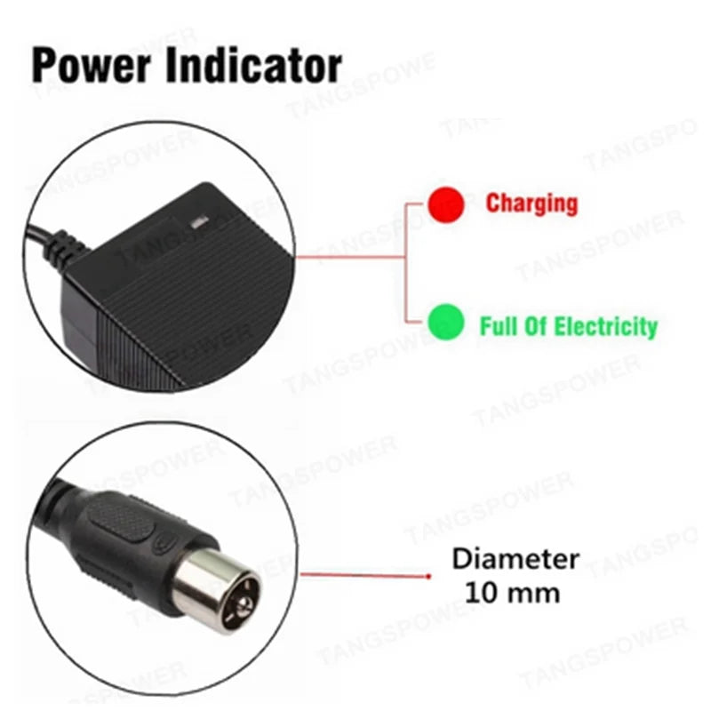 67.2V 2A Lithium Battery Charger 16S 60V Li-ion Battery Pack Charger Intelligent Fast Charging New Experience Power Tool Charger