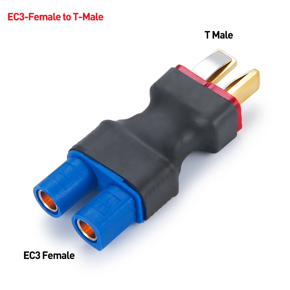 AXSPEED Adapter T TRX EC3 EC5 to XT60 T Deans Female Male Connectors Banana Plug RC Lipo Battery Control Parts