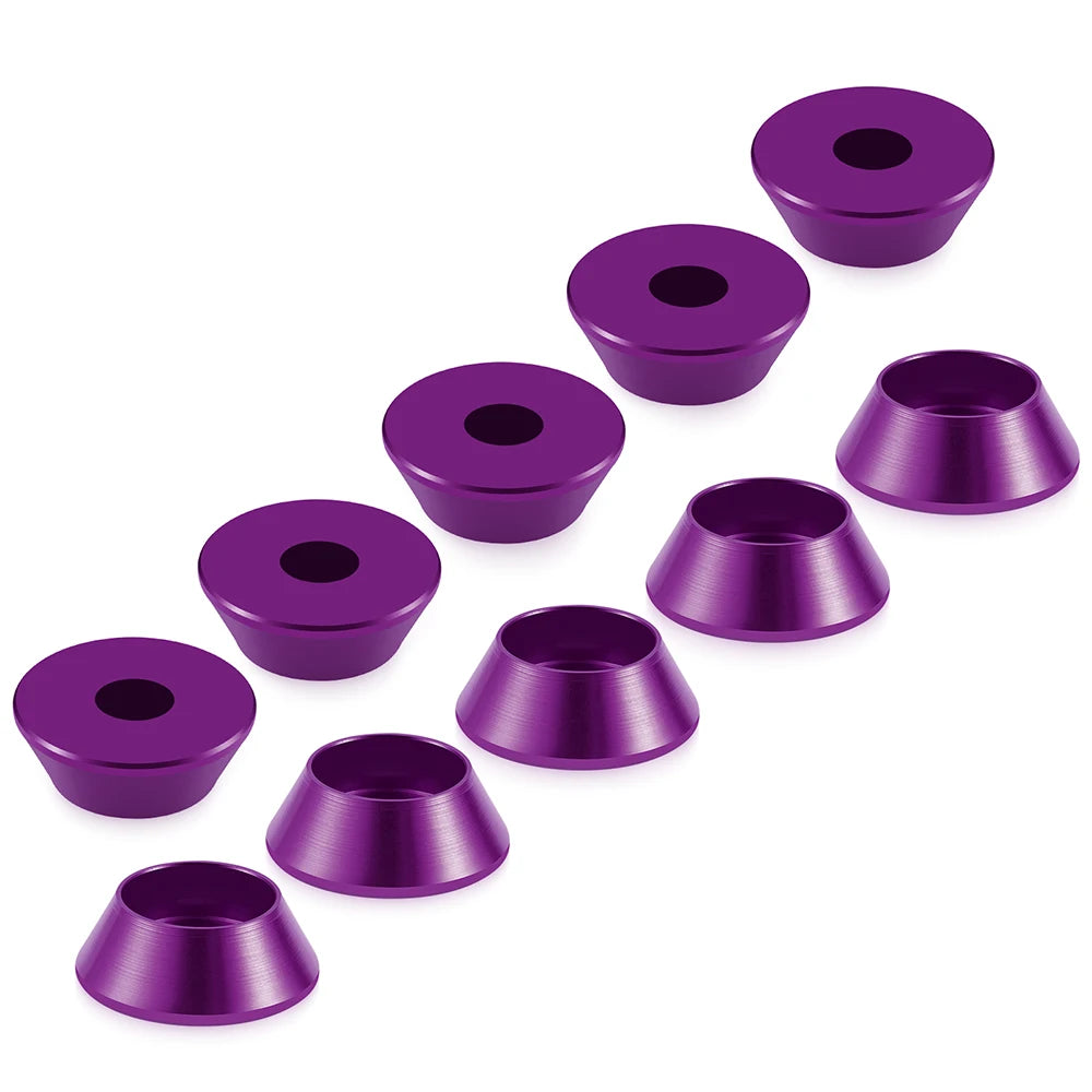 AXSPEED 10Pcs Aluminum M3 Countersunk Head Washer Gasket Cap Screw Hex Socket Screw for RC Model Upgrade Parts