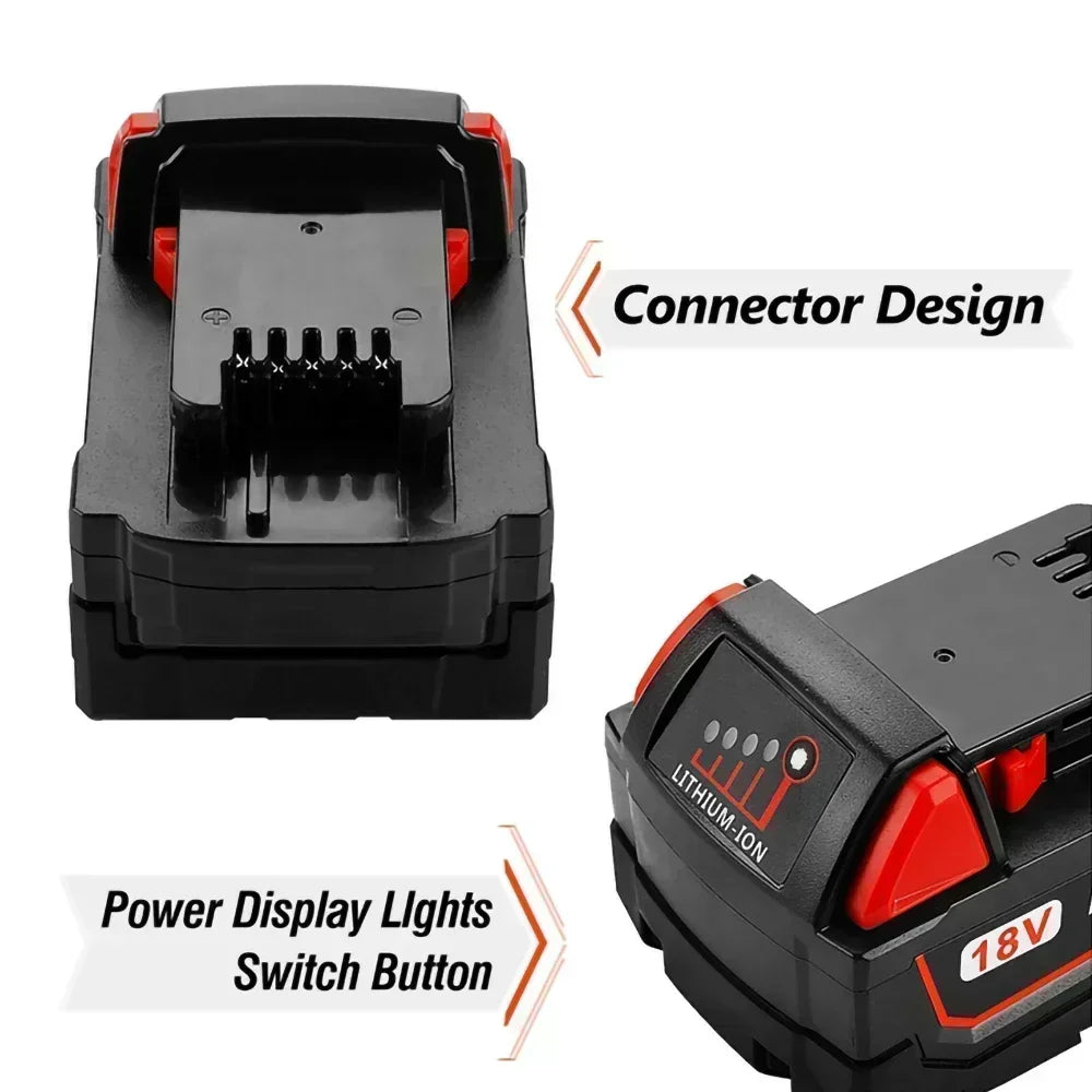 18V For Milwaukee M18 Power Tool Battery Charger BR XC 18V 1